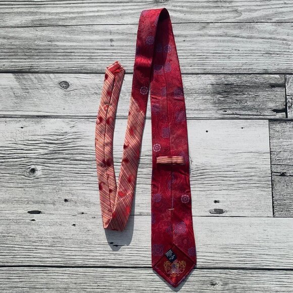 Robert Graham Paisley Floral Print Silk Tie - Picture 2 of 7